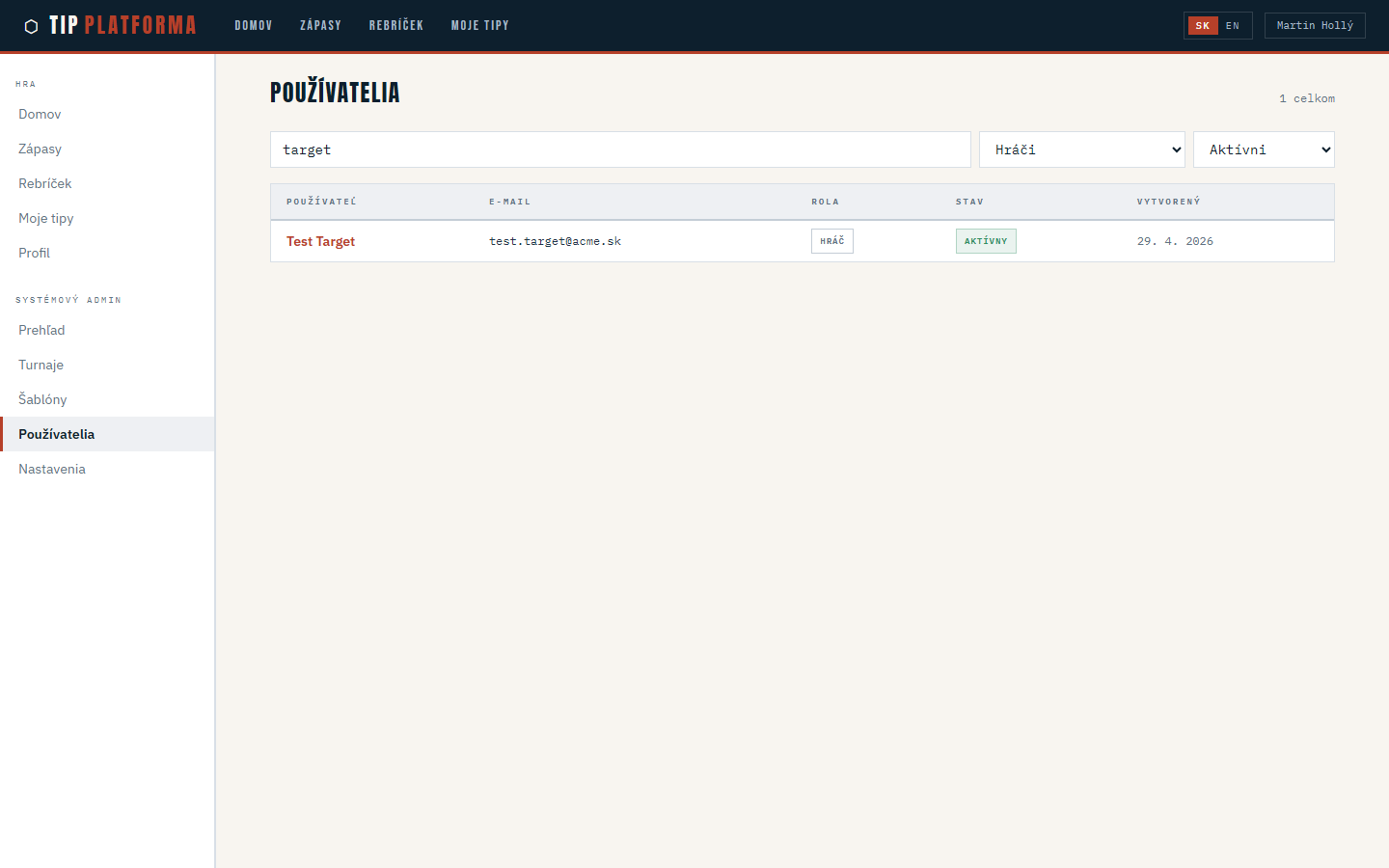 Users list filters restored from url